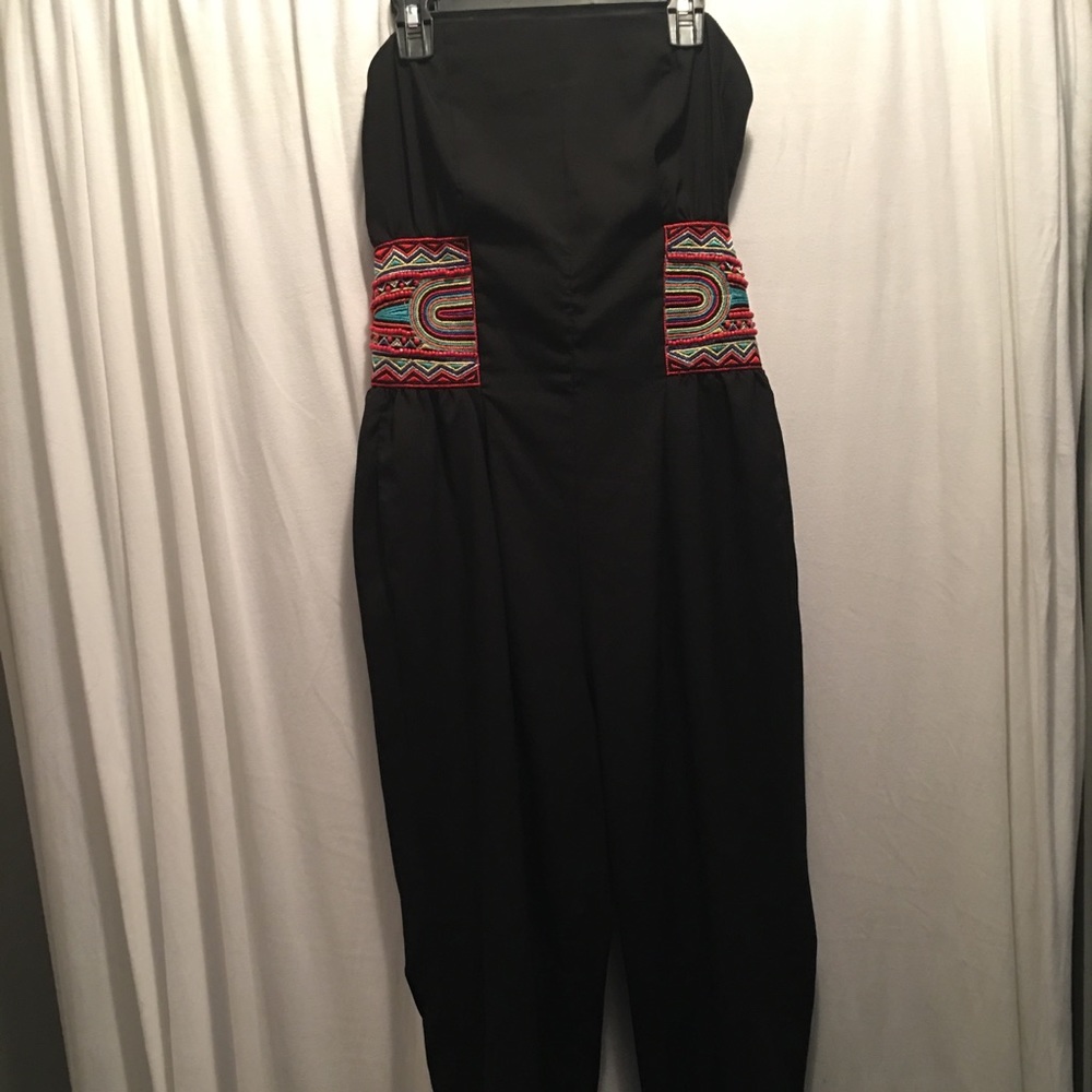 Bisou Bisou Black one piece jumper Sz XS